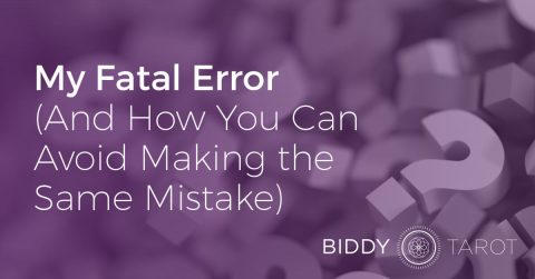 My Fatal Error (And How You Can Avoid Making the Same Mistake)