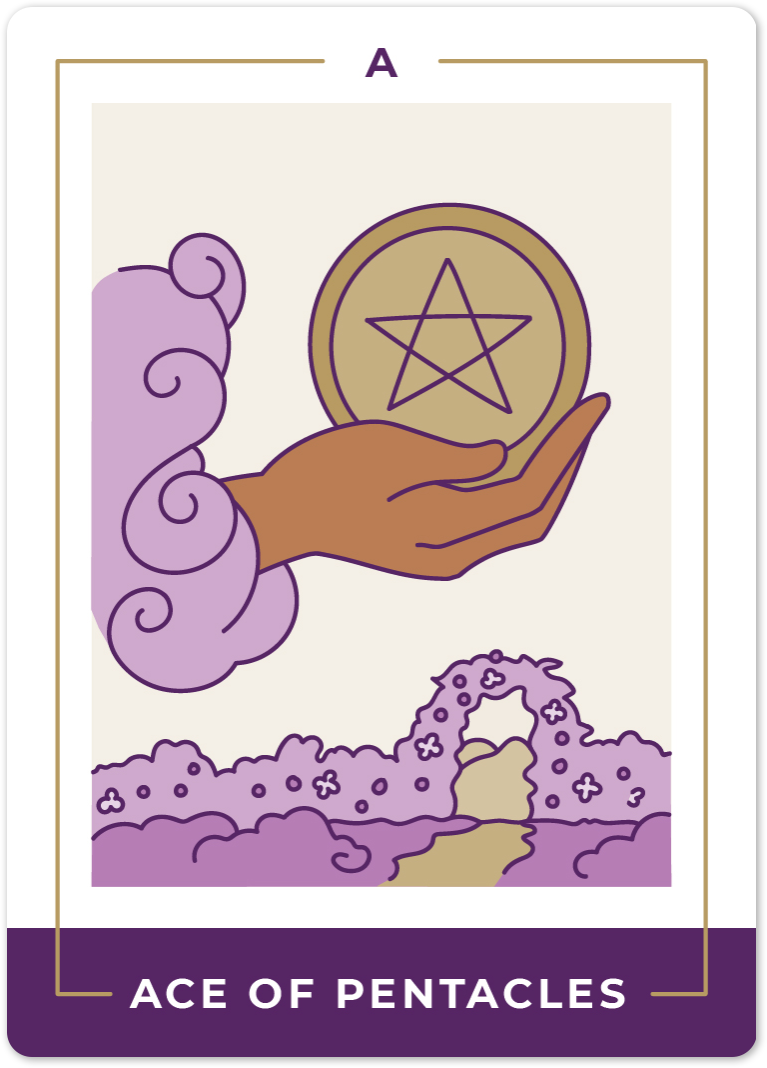 Ace of Pentacles Tarot Card Meanings tarot card meaning